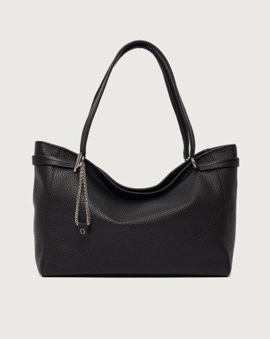 Virgo Soft Shopping leather shoulder bag
