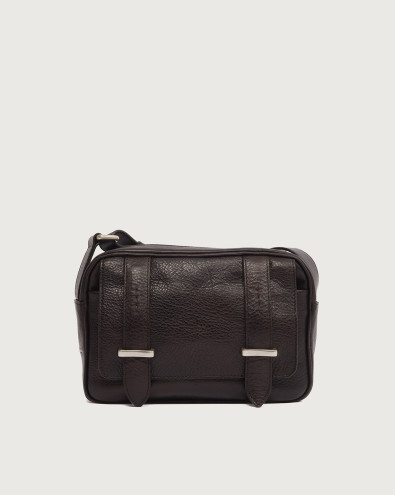 Jones Lagoon Mini leather messenger bag