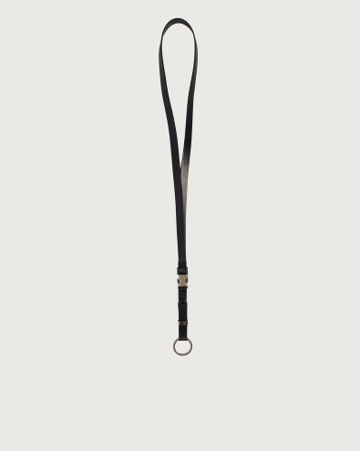 NoBuckle Bull leather neck key fob