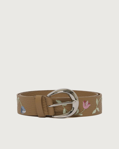 Soft Bells leather belt 3,5 cm