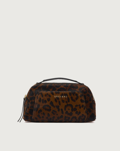 The Address 26 Leo pony hair leather handbag