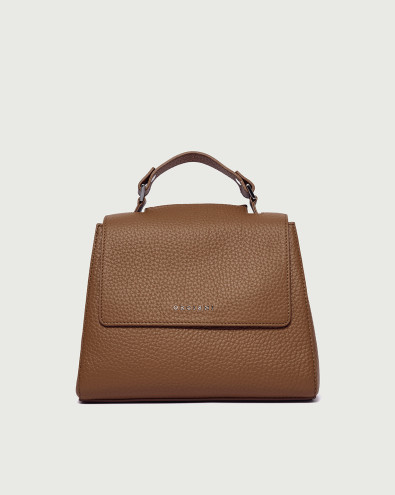Sveva Soft Small leather handbag with shoulder strap
