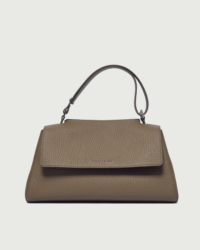 Sveva Longuette Soft leather handbag with strap