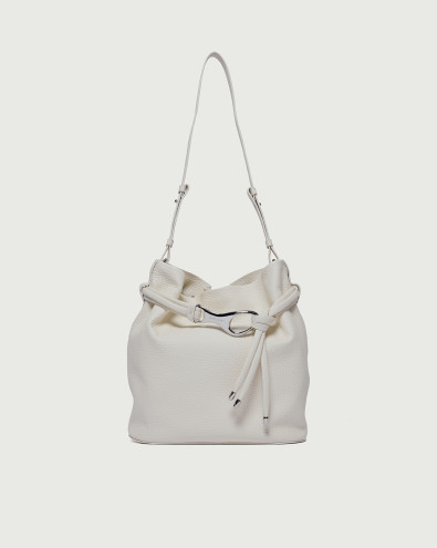 Dori Soft leather bucket bag with strap