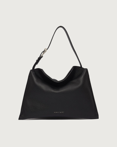 Trinity Soft Midi grained shoulder bag