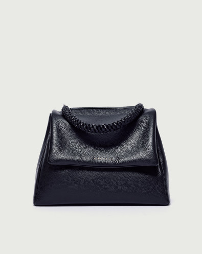 Sveva Sense Scooby Midi leather shoulder bag with strap