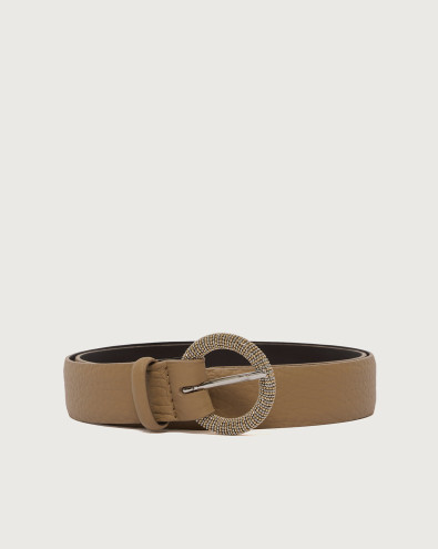 Soft Icon Micro Chain leather belt