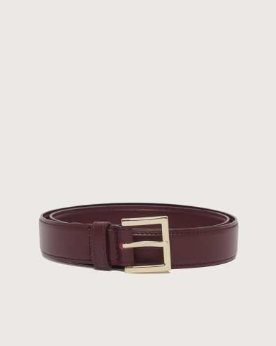 Alba classic leather belt 3 cm