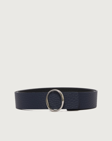 Soft Double reversible leather belt 3,5 cm