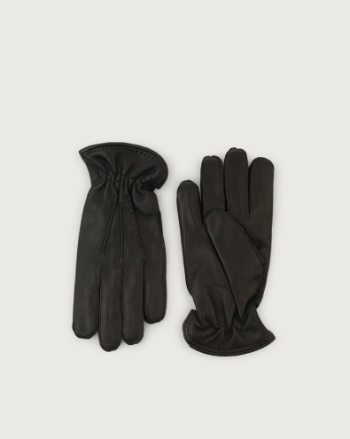 Nappa Flake leather gloves