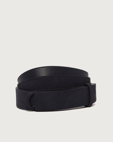 Nabucco nubuck leather NoBuckle belt