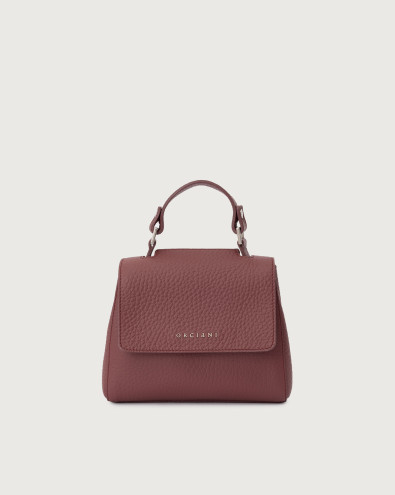 Sveva Soft Mini leather handbag with shoulder strap