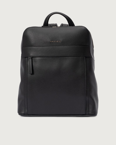 Micron dollar leather backpack