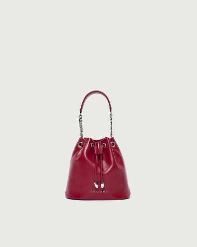 Nest Vanity leather mini bucket bag