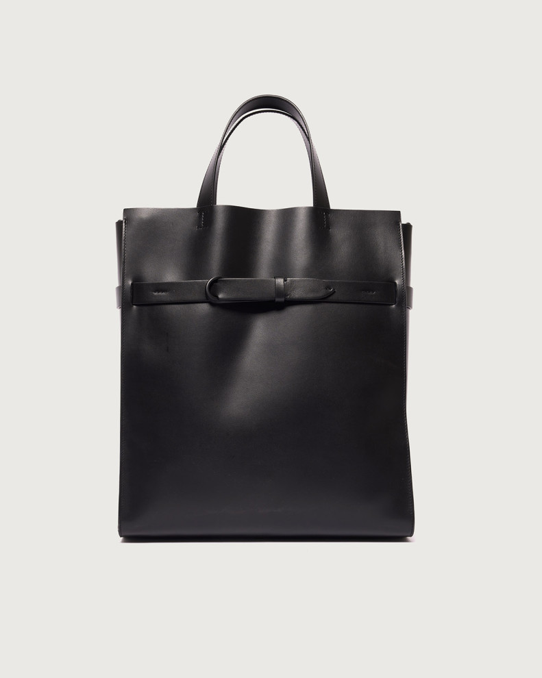 NoBuckle Alba leather tote bag