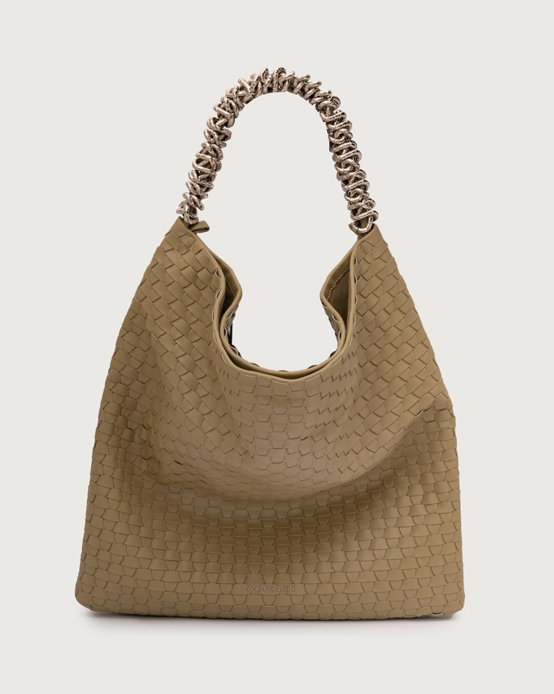 Todo Nappa Woven leather shoulder bag