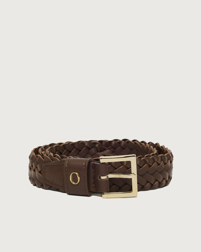 Zanzibar Basic Square leather belt 3 cm