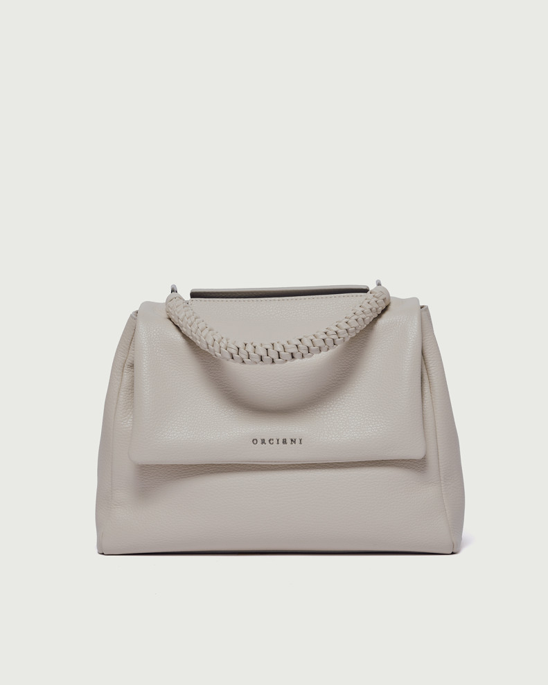 Sveva Sense Scooby Midi leather shoulder bag with strap