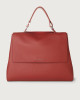 Sveva Soft large leather shoulder bag with strap