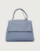 Sveva Soft Medium leather shoulder bag with shoulder strap