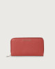Zip around Soft leather wallet with RFID protection