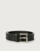 Basic Saffiano classic leather belt