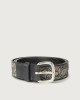 Kashmir leather belt