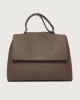 Sveva Soft Large leather shoulder bag with strap