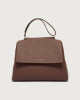 Sveva Soft Medium leather shoulder bag with shoulder strap