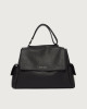 Sveva Sense Cargo Midi leather shoulder bag with strap