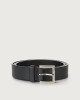 Basic Saffiano classic leather belt