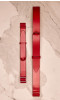 Bull leather and fabric Nobuckle Kids belt