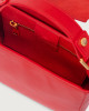 Orciani Sveva Vanity Oro Mini leather handbag with shoulder strap Leather Red