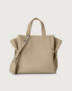 Orciani Fan Soft medium leather handbag Leather Sand