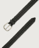 Orciani Liberty leather belt 4 cm Leather Black