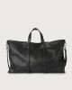 Orciani Chevrette large leather weekender bag Leather Black