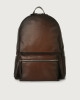 Orciani Micron Deep leather backpack Leather Brown