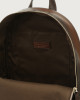 Orciani Micron Deep leather backpack Leather Brown