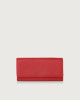 Orciani Soft leather wallet with RFID protection Grained leather Marlboro red