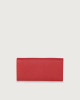 Orciani Soft leather wallet with RFID protection Grained leather Marlboro red