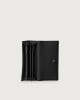 Orciani Soft leather wallet with RFID protection Grained leather Black