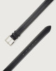 Orciani Calf classic leather belt 3,5 cm Leather Deep blue