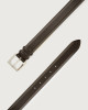 Orciani Calf classic leather belt 3,5 cm Leather Chocolate