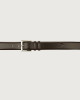 Orciani Calf classic leather belt 3,5 cm Leather Chocolate