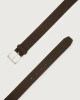 Orciani Long Beach nabuck leather belt Nubuck Chocolate