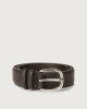 Orciani Dollaro leather belt Leather Ebony