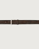 Orciani Cloudy Snake suede belt Suede leather Chocolate