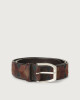 Orciani Color Block leather belt Leather Unqiue