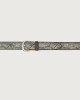 Orciani Kashmir leather belt Leather Unique