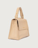 Orciani Sveva Nappa Medium leather shoulder bag with strap Nappa leather ivory